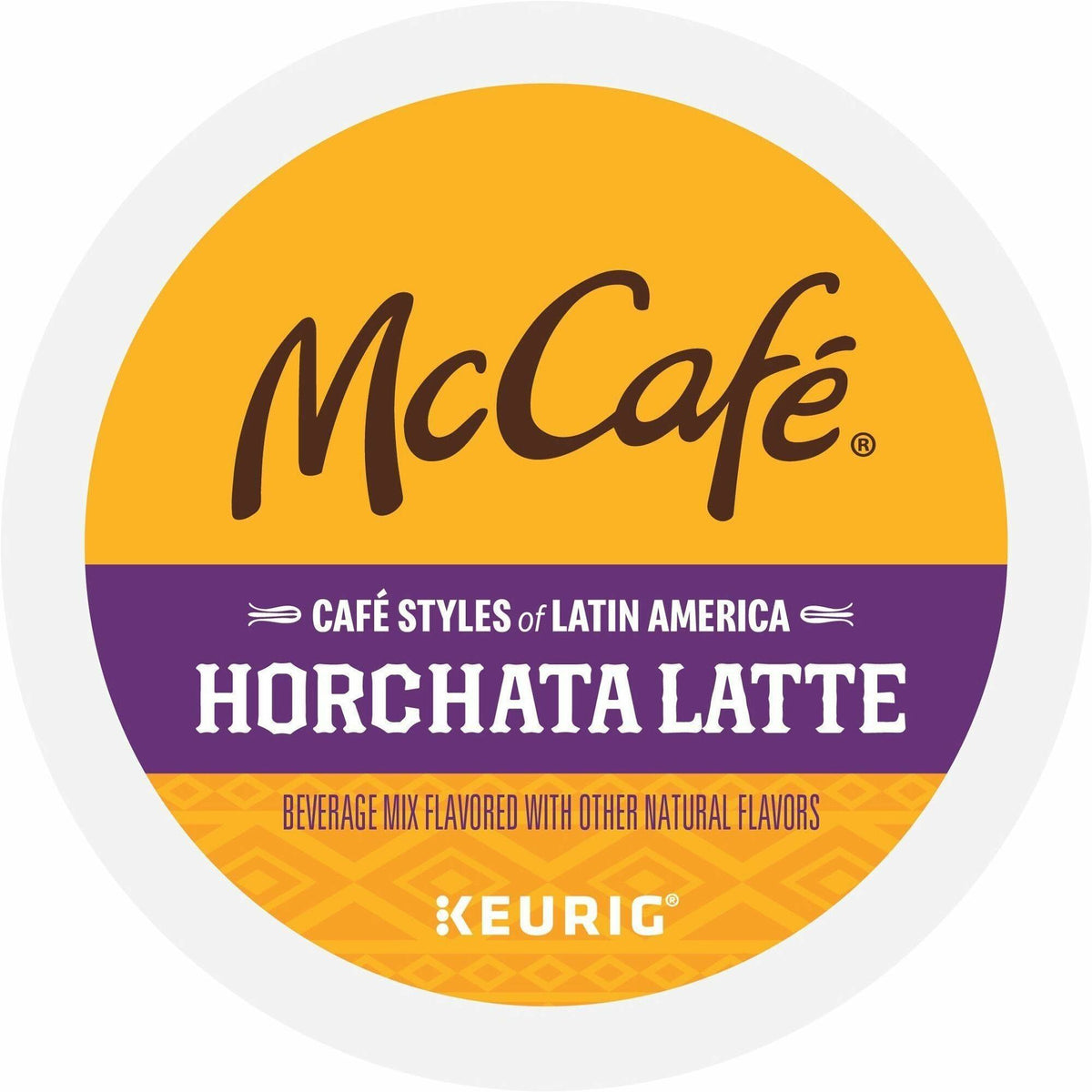 McCaf&eacute;® K-Cup Horchata Latte - Compatible with Keurig Brewer - Medium - Per Box - 24 K-Cup - K-Cup - Horchata Latte - Kosher - 4 / Carton
