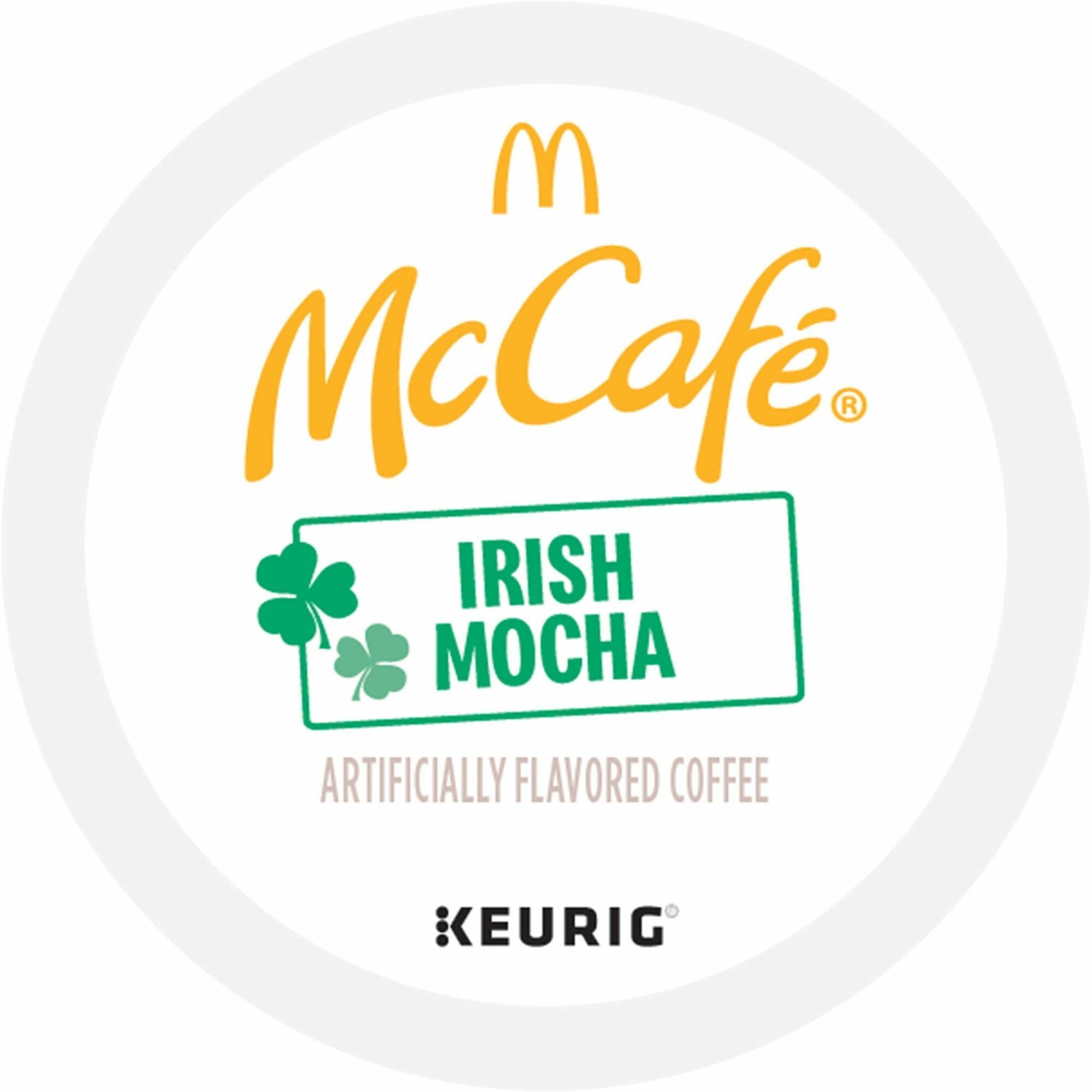 McCaf&eacute;® K-Cup Irish Mocha - Compatible with Keurig Brewer - Light - Per Box - 24 K-Cup - K-Cup - Irish Mocha - Kosher - 4 / Carton