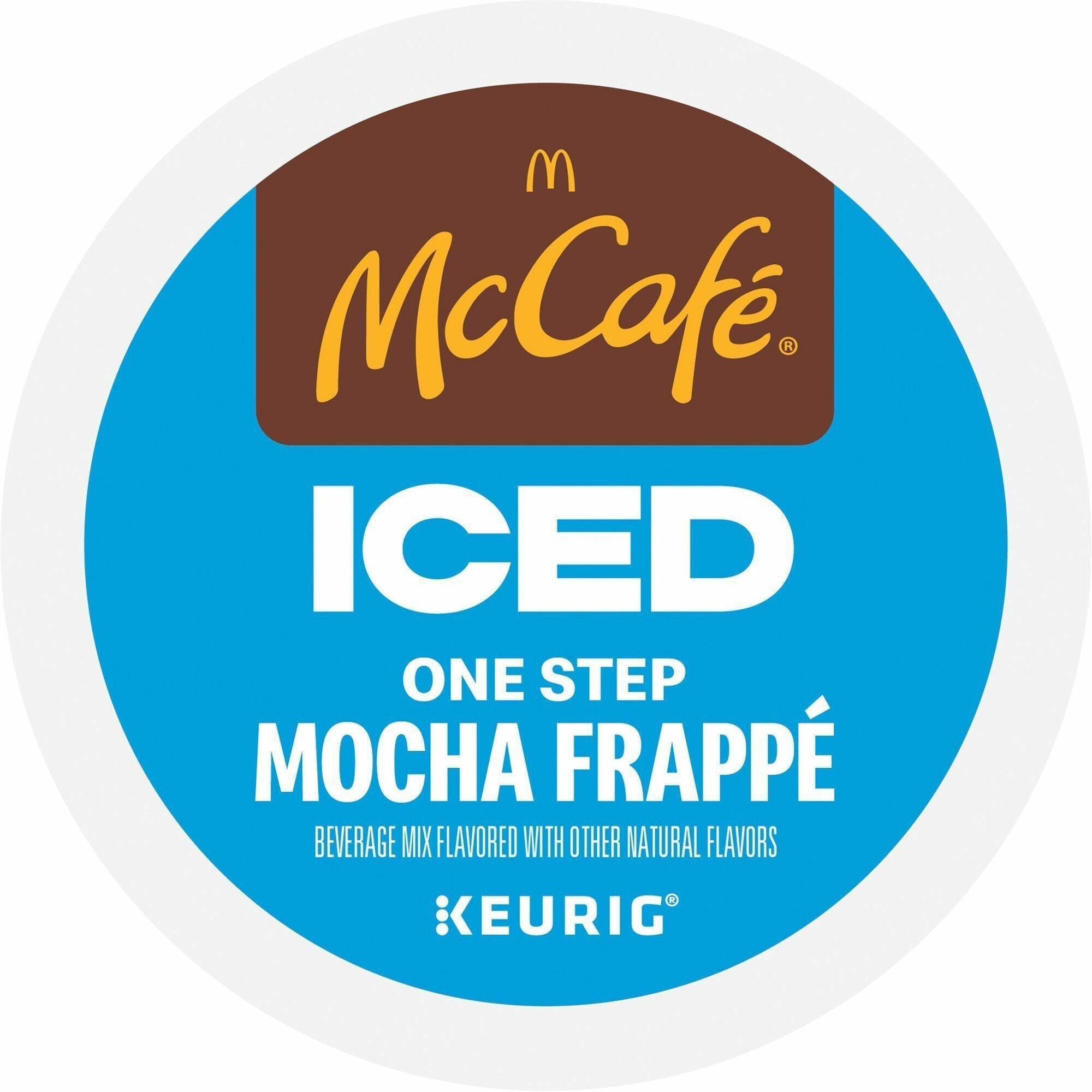 McCafe K-Cup Iced One-Step Mocha Frappe - Compatible with Keurig Brewer - Ice Coffee - Medium - Per Box - 24 K-Cup - K-Cup - Mocha Frapp&eacute; - Kosher - 4 / Carton