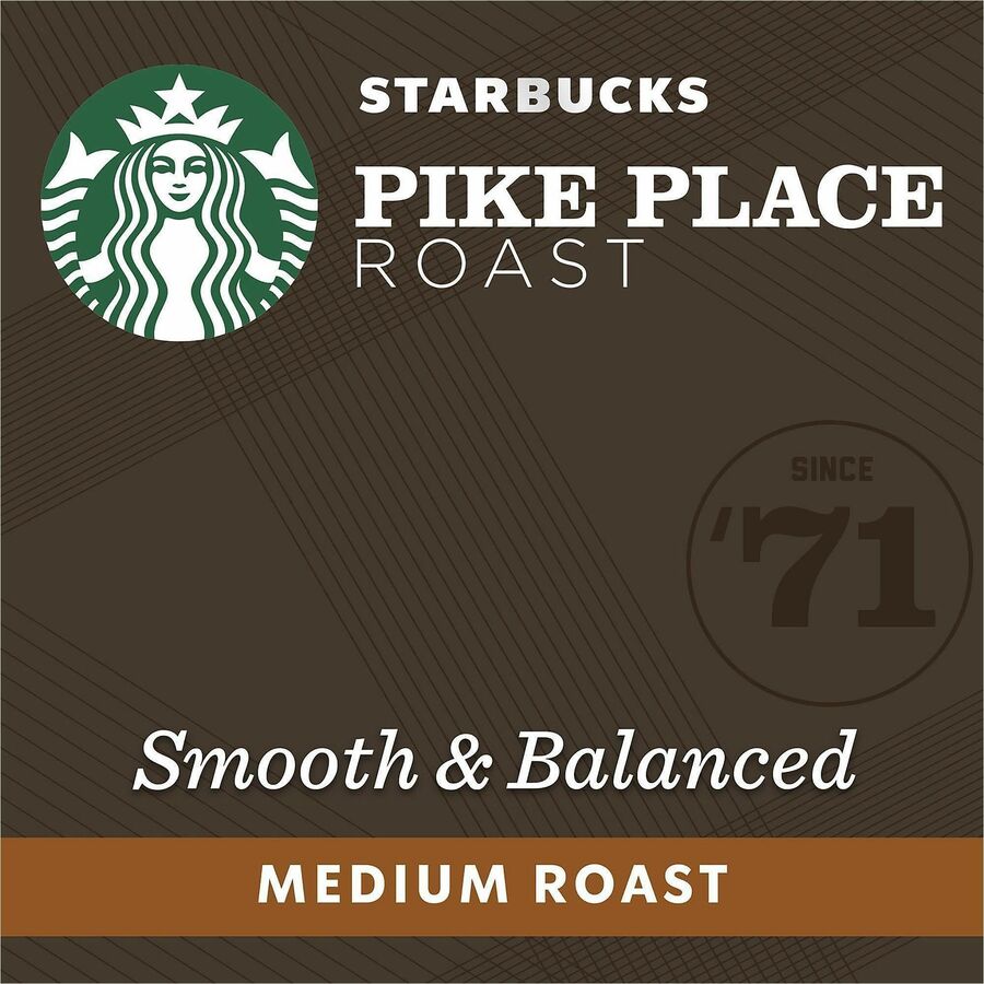 Green Rabbit Pod Starbucks Nespresso Pods Variety Pack - 60 Pod - Pod - Caffe Verona, Pike Place Roast, Colombia, Blonde Espresso Roast - 6 / Carton