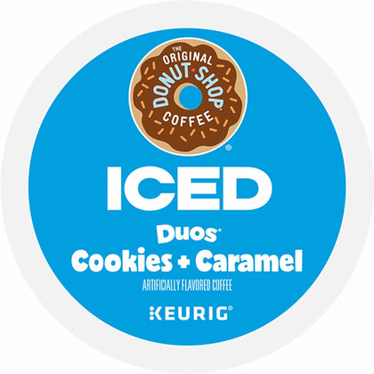 McCafe K-Cup Iced Duos Cookies & Caramel Coffee - Compatible with Keurig Brewer - Ice Coffee - Medium - Per Box - 24 K-Cup - K-Cup - Cookies + Caramel - Kosher - 4 / Carton