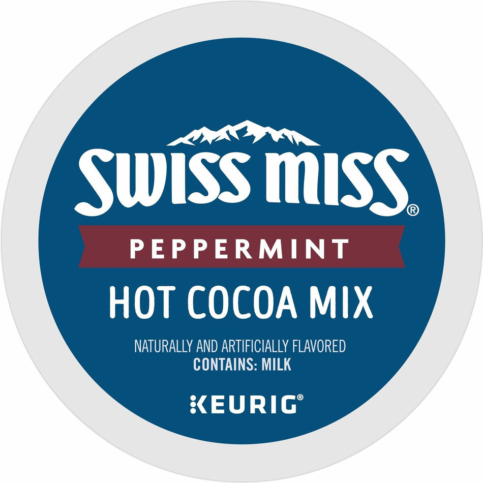Swiss Miss® Peppermint Hot Cocoa - Peppermint - 22/Box - 4 / Carton