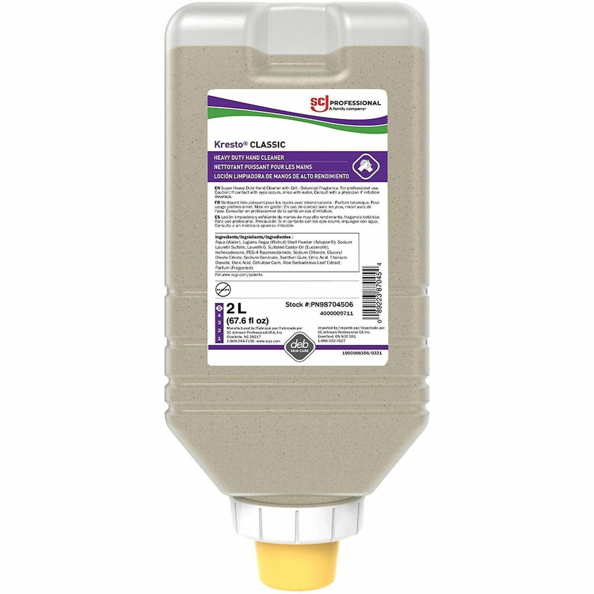Kresto Super Heavy-Duty Hand Cleaner: Grease Oil Carbon Lubricant Resin Remover - Skin Care Dispensers & Refills