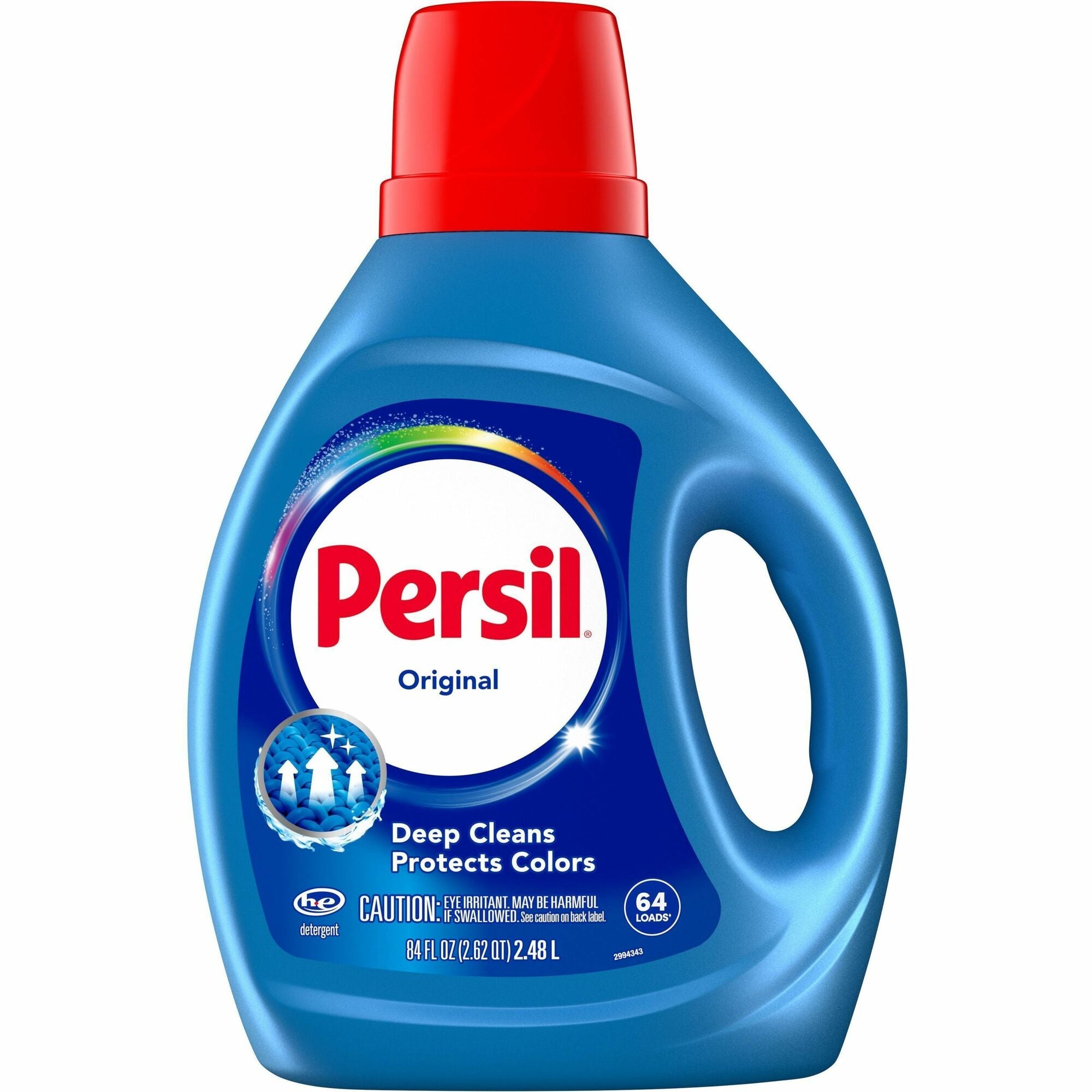 Persil ProClean Power-Liquid Detergent - For Fabric, Laundry, Clothes - Liquid - 100 fl oz (3.1 quart) - Original Scent - 64 Loads - Recommended For: Stain Remover - Fade Resistant, Long Lasting - Blue - 1 Each