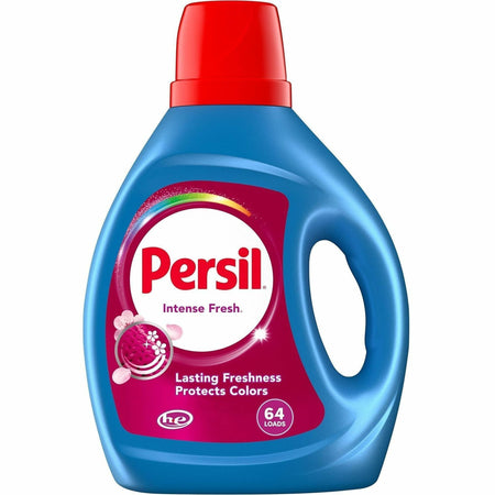 Persil ProClean Power-Liquid Detergent - For Fabric, Laundry, Clothes - Liquid - 84 fl oz (2.6 quart) - Intense Fresh Scent - 64 Loads - Recommended For: Odor Remover - Fade Resistant, Long Lasting - Blue - 1 Each