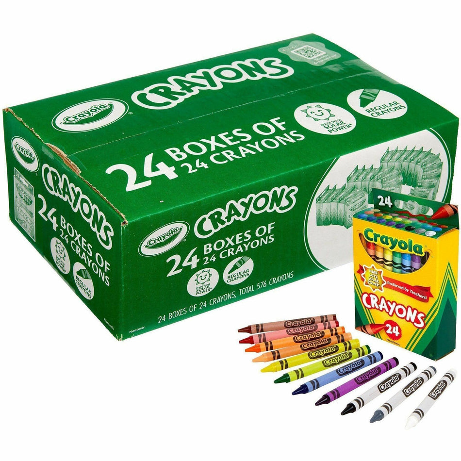 Crayola Bulk Crayons - Regular - For Child - Multi - 24 / Pack