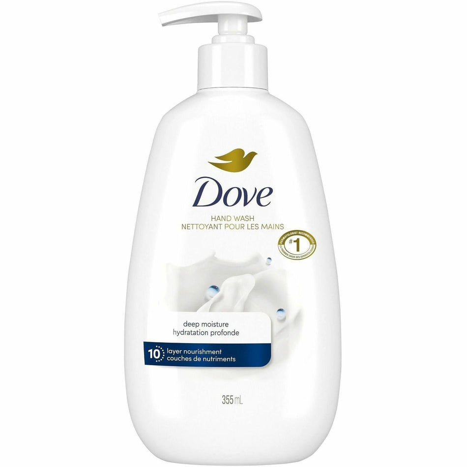 Dove Advanced Care Deep Moisture Hand Wash - Kill Germs, Bacteria Remover, Dirt Remover - Hand - Moisturizing - Antibacterial - White - 1 Each