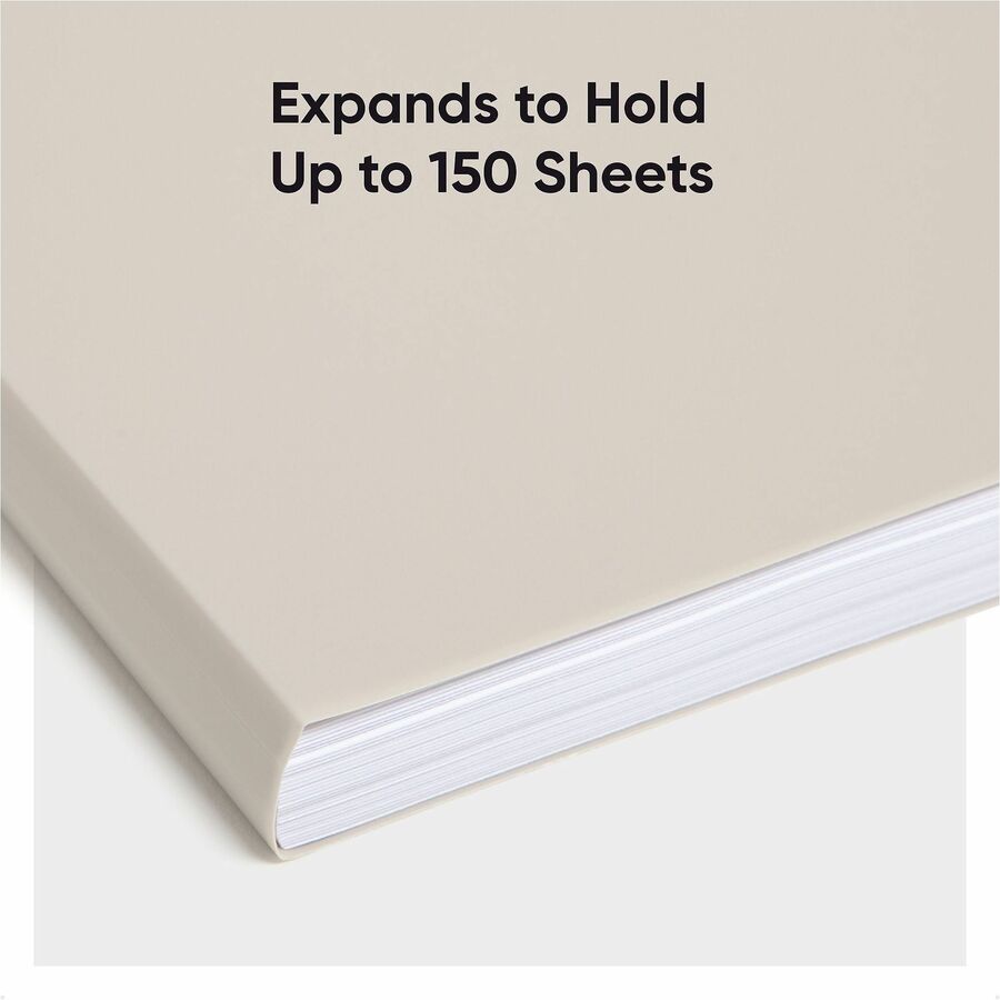 Smead SuperTab 1/3 Tab Cut Letter Top Tab File Folder - 8 1/2" x 11" - 150 Sheets Capacity - 3/4" Expansion - Top Tab Location - Assorted Tab Position - Poly, Plastic - Assorted - Durable, Tear Resistant, Water Resistant - 20 Unit