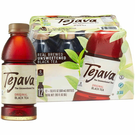 Tejava Java Tea Black Tea - Black Tea - 16.90 fl oz - GMO Free - 12 / Carton