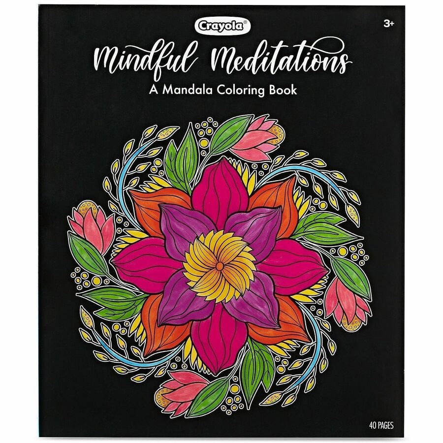 Crayola Mandala Coloring Book Printed Book - 40 Pages - Book