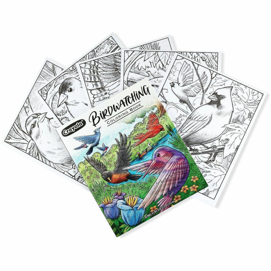 Crayola Bird Watching Coloring Book Printed Book - 40 Pages - Book