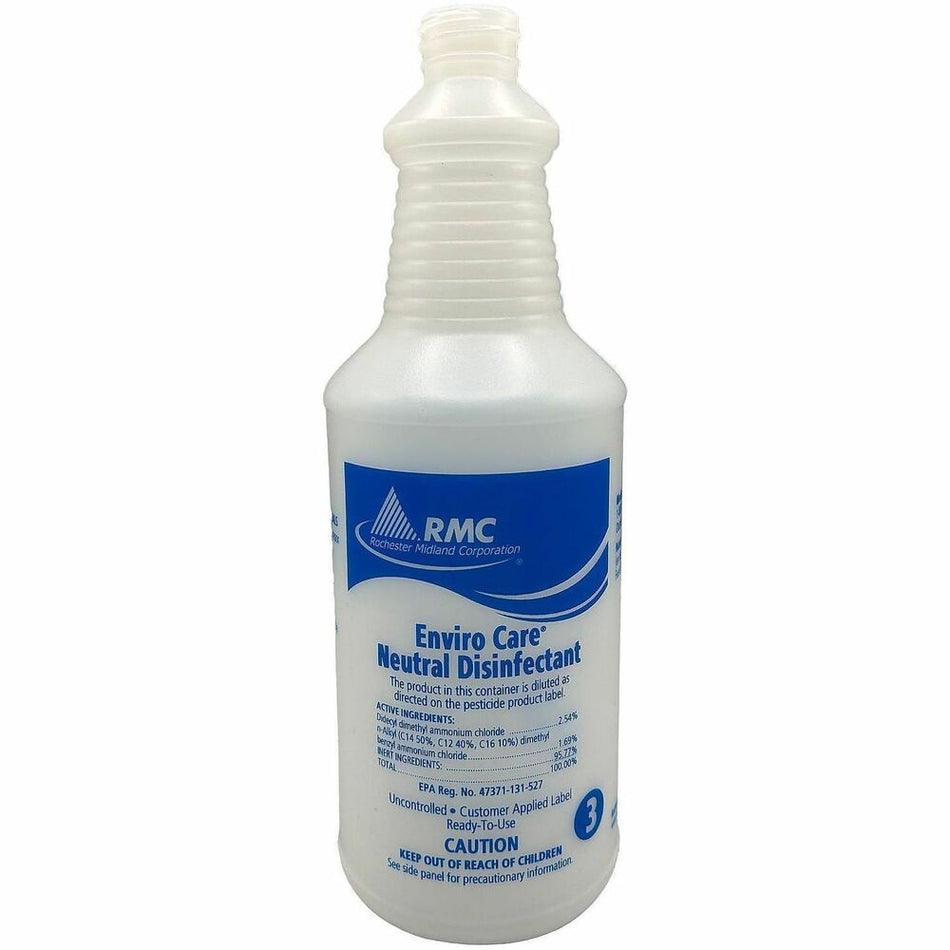 RMC EnviroCare Neutral Disinfect.Bott. - 32 oz (2 lb) - Spray Bottle - 1 Each - Blue