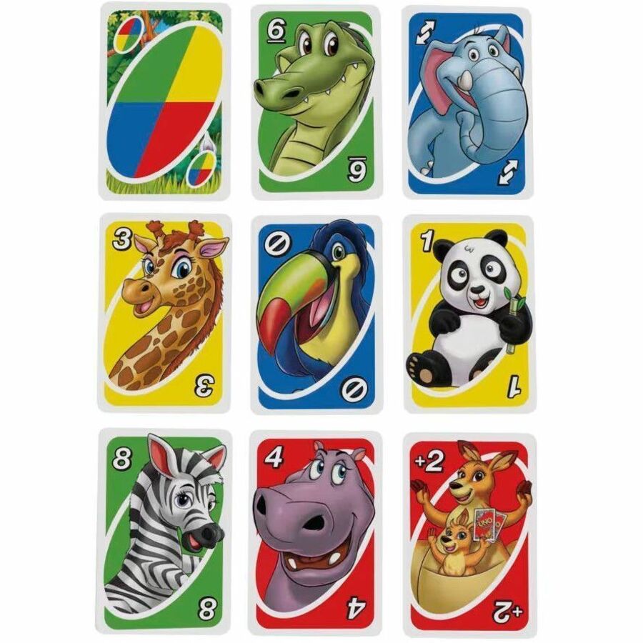 UNO Junior Card Game: Fun Animal Matching for Kids - Games & Puzzles