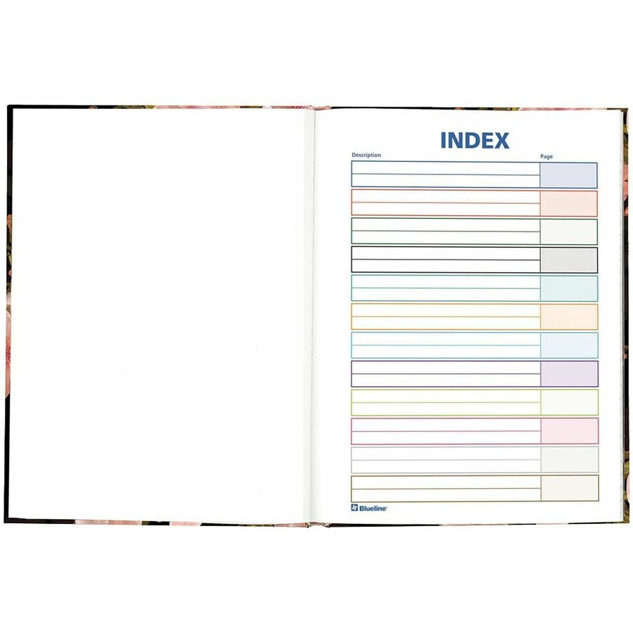 Blueline Cherry Tree Lane Notebook - Right