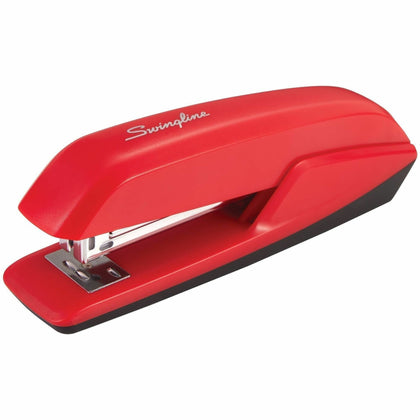 Swingline 545 Standard Desktop Stapler - Staples Up to 20 Sheets - Rio Red - Staplers