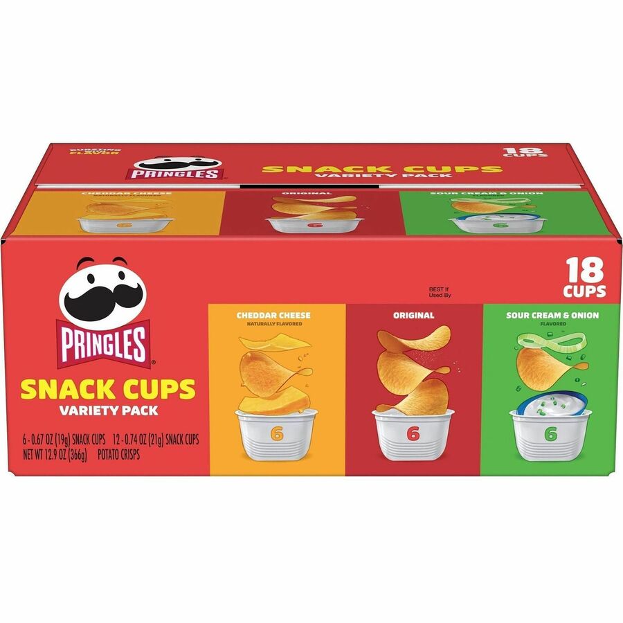 Pringles Potato Crisps Variety Box - Top