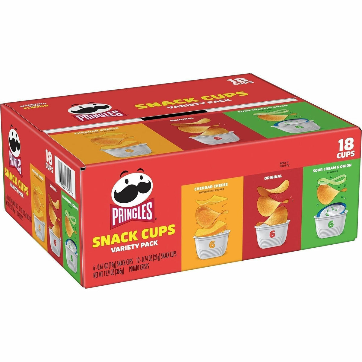 Pringles Potato Crisps Variety Box - 2000