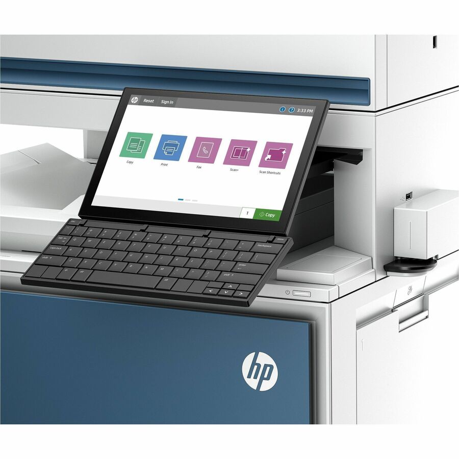 HP LaserJet Enterprise 6800zfw+ Wired & Wireless Laser Multifunction Printer - Color - Alternate-Image3