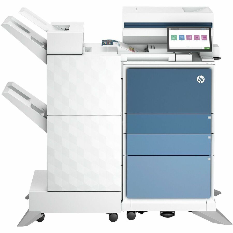 HP LaserJet Enterprise 6800zfw+ Wired & Wireless Laser Multifunction Printer - Color - Front