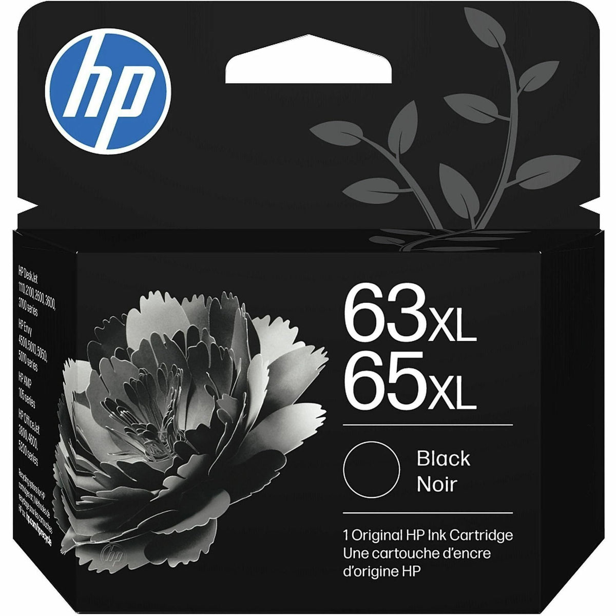 HP 63XL/65XL Original Inkjet Ink Cartridge - Black Pack - 2000