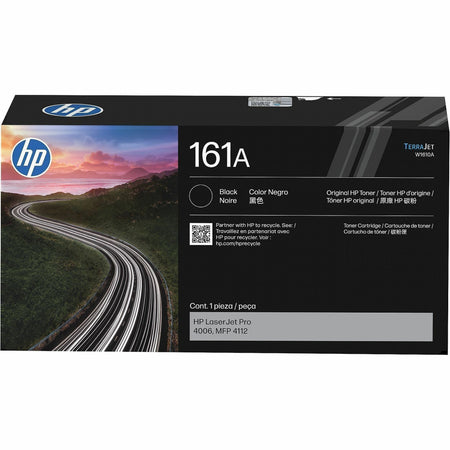 HP 161A Original Standard Yield Laser Toner Cartridge - Black - 1 Each - 2000