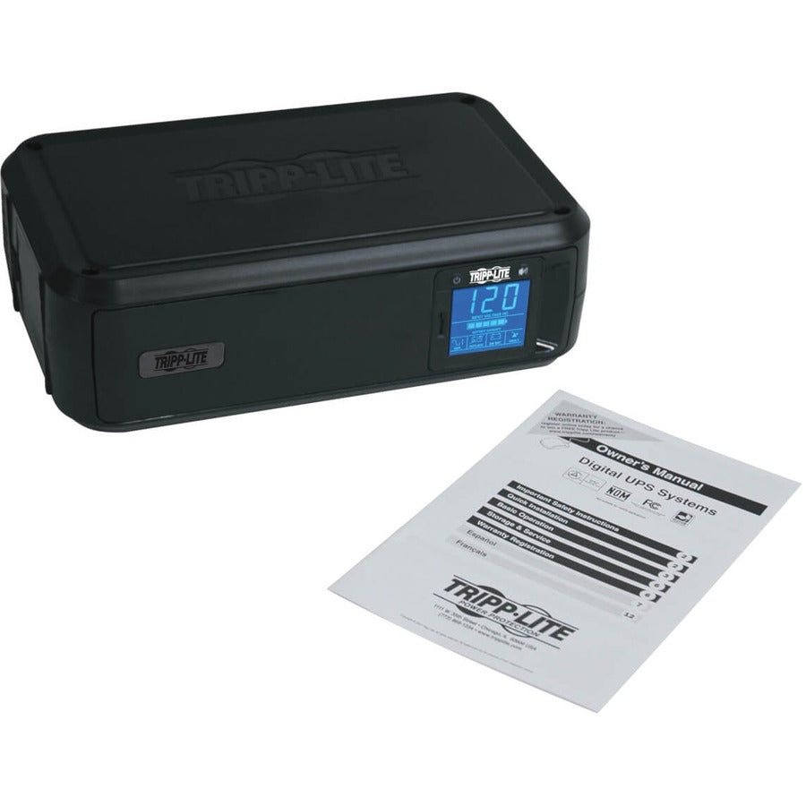 Tripp Lite series OmniSmart 650 VA Digital UPS - 8 Hour Recharge - 3.20 Minute Stand-by - 110 V AC Input - 120 V AC Output - USB - 8 x NEMA 5-15R Receptacle(s)