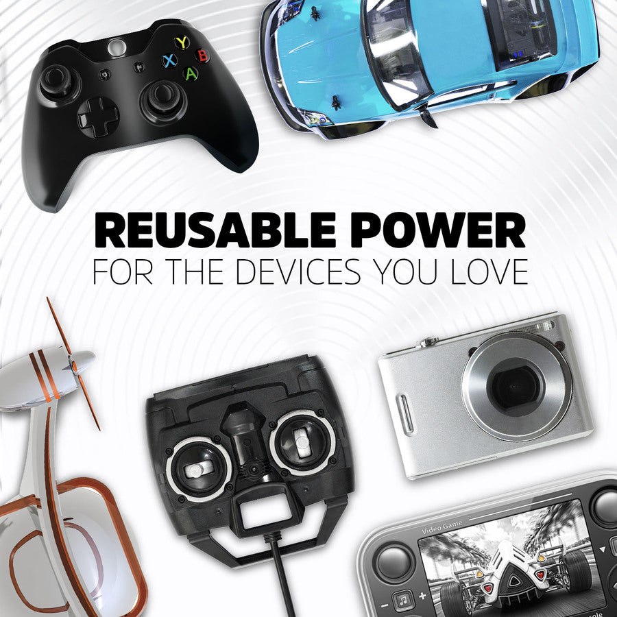 Energizer Recharge Power Plus Rechargeable AA Batteries - For Multipurpose - Battery Rechargeable - AA - 2300 mAh - 1.2 V DC - 4 / Pack