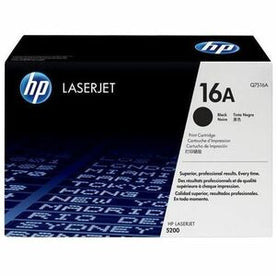 HP 16A (Q7516A) Original Laser Toner Cartridge - Single Pack - Black - 1 Each - Large