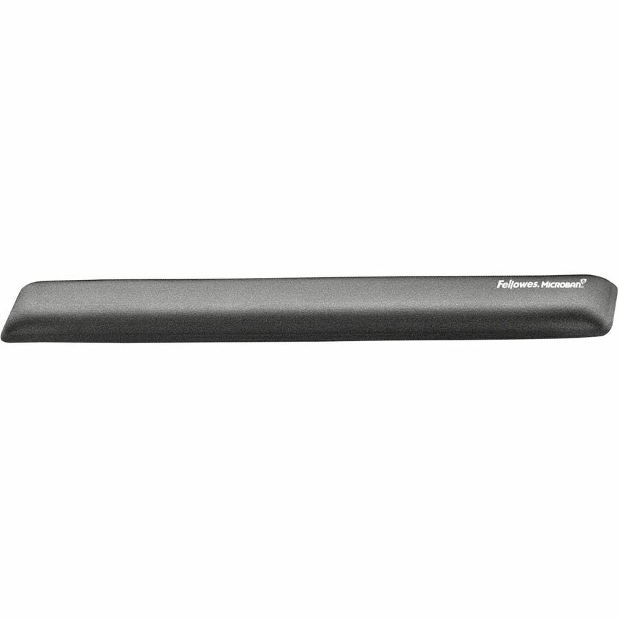 Fellowes Microban Protection Wrist Support - 0.56" Height x 18.38" Width x 2.75" Depth - Graphite - Gel, Polyester - Wear Resistant, Tear Resistant - 1 Each