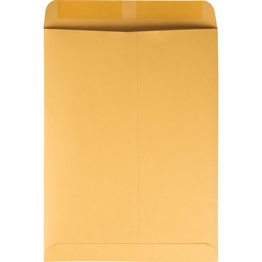Quality Park 9 x 12 Heavyweight Catalog Mailing Envelopes - Catalog - #10 1/2 - 9" Width x 12" Length - 28 lb - Gummed - Brown - Kraft - 250 / Box