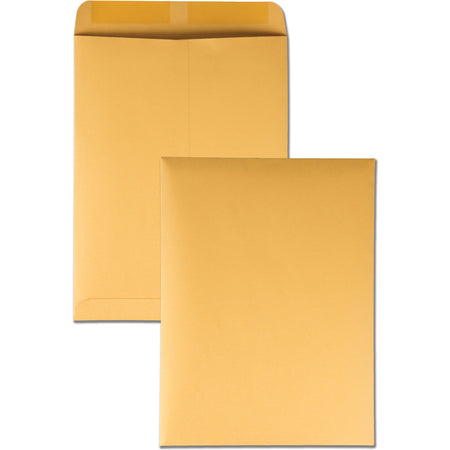 Quality Park 9 x 12 Heavyweight Catalog Mailing Envelopes - Catalog - #10 1/2 - 9" Width x 12" Length - 28 lb - Gummed - Brown - Kraft - 250 / Box
