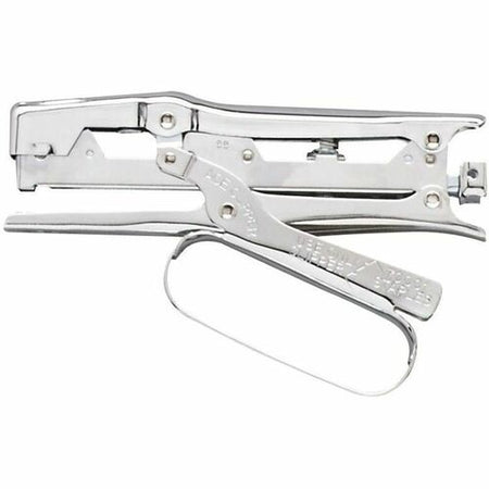 Ace Ace Chrome Clipper Stapler - Staples Upto 20 Sheet of 20lb Paper - Holds Upto 210 Staple - Full Strip - Staple Size: 0.25" - 2.63" Throat Depth - Chrome - Steel - 1 Each
