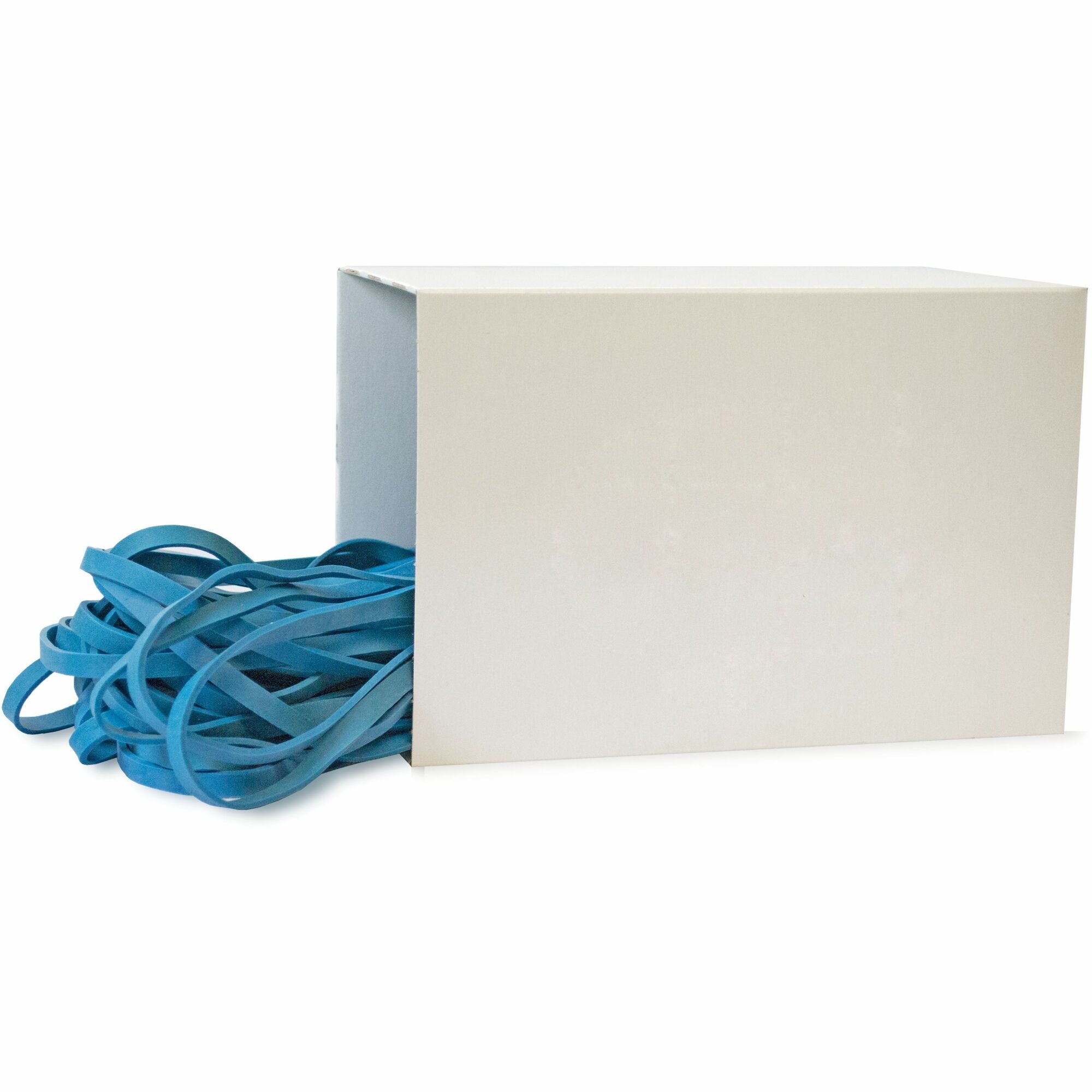 Alliance Rubber SuperSize Industrial-Strength Large Rubber Bands - Size: Large - 17" Length x 0.3" Width - Reusable, Elastic, Heavy Duty, Strong, Stretchable - Latex - Blue - 50 / Box
