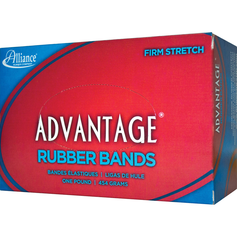 Alliance Rubber Advantage Rubber Bands - Size: #84 - 3.5" Length x 0.5" Width - Stretchable, Elastic - Natural Crepe - 150 / Box