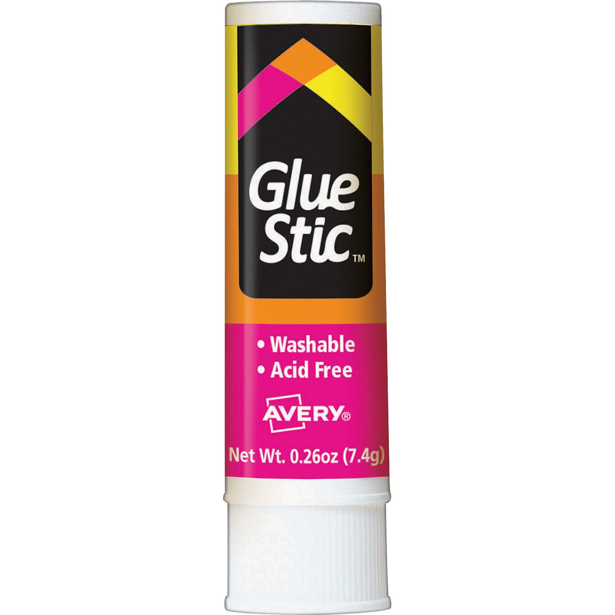 Avery®  Permanent Glue Stic - 0.26 oz - White - 1 Each