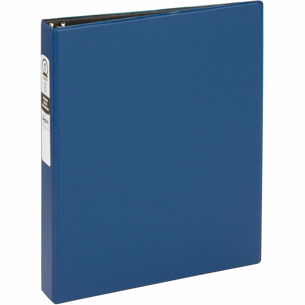 Avery®Economy Binder - 1" Binder Capacity - Letter - 8 1/2" x 11" Sheet Size - 175 Sheet Capacity - 3 Ring(s) - Fastener(s): Round Ring - Pocket(s): 2, Internal - Vinyl - Royal Blue - Recycled - Non Locking Mechanism - 1 Each