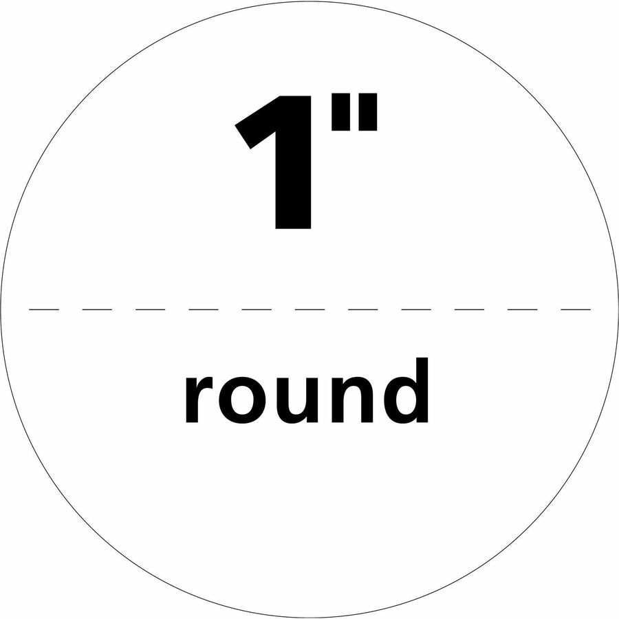 Avery®  Avery Printable Mailing Seals, Clear, 1" Diameter, 480 Labels (5248) - Glossy - Permanent Adhesive, Laminated, Acid-free, Moisture Resistant, Water Resistant - Clear - 480 / Pack