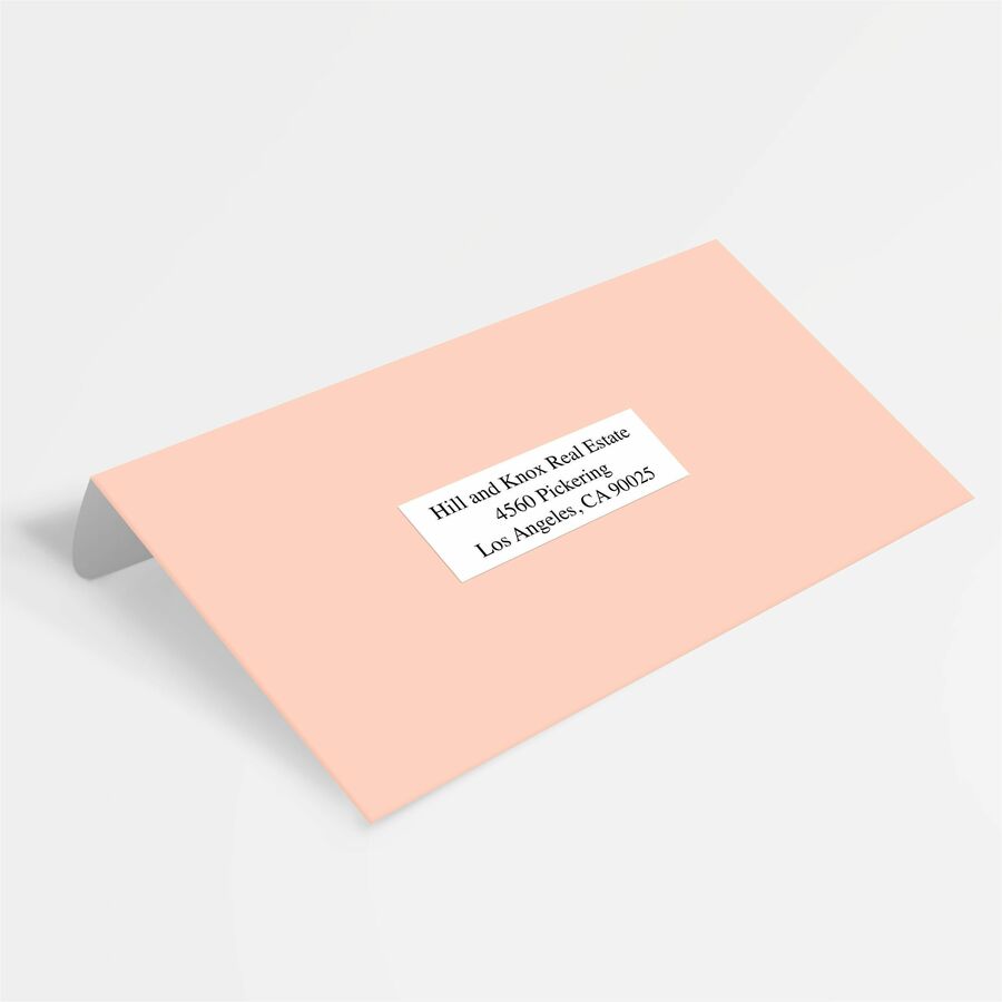 Avery®  Copier Address Labels - 1" Width x 2 13/16" Length - Permanent Adhesive - Rectangle - White - Paper - 33 / Sheet - 100 Total Sheets - 3300 Total Label(s) - 3300 / Box