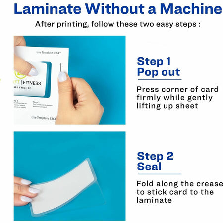 Avery&reg; Self-laminating ID Cards - Alternate-Image2