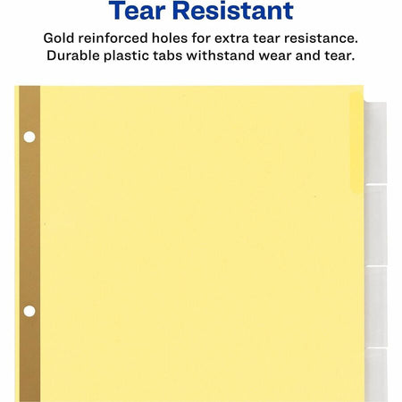 Avery&reg; Big Tab Insertable Dividers - Reinforced Gold Edge - Alternate-Image7