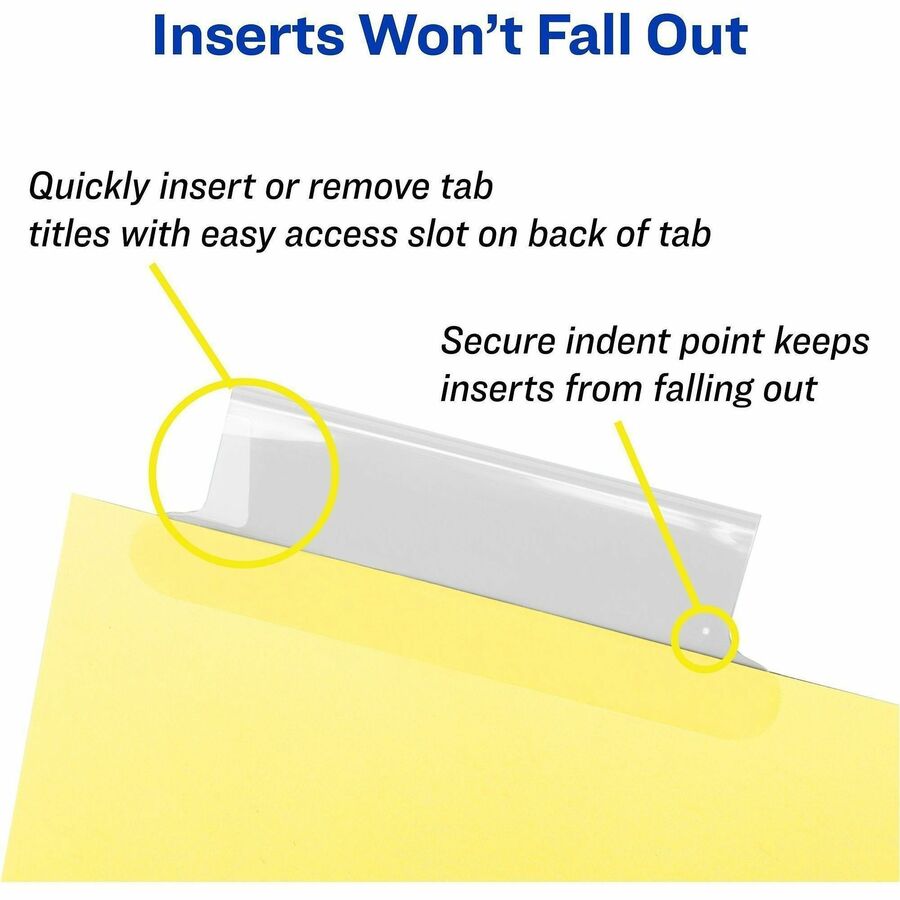 Avery&reg; Big Tab Insertable Dividers - Reinforced Gold Edge - Alternate-Image7