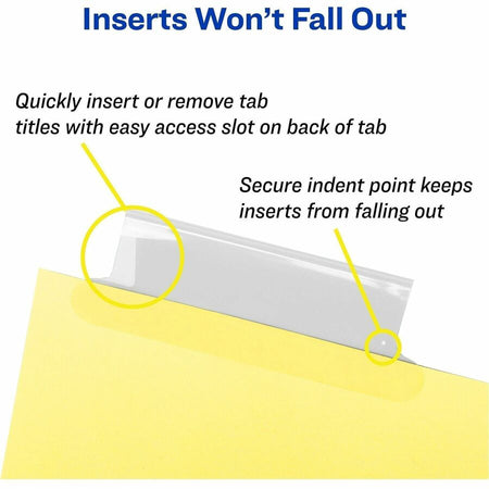 Avery&reg; Big Tab Insertable Dividers - Reinforced Gold Edge - Alternate-Image7