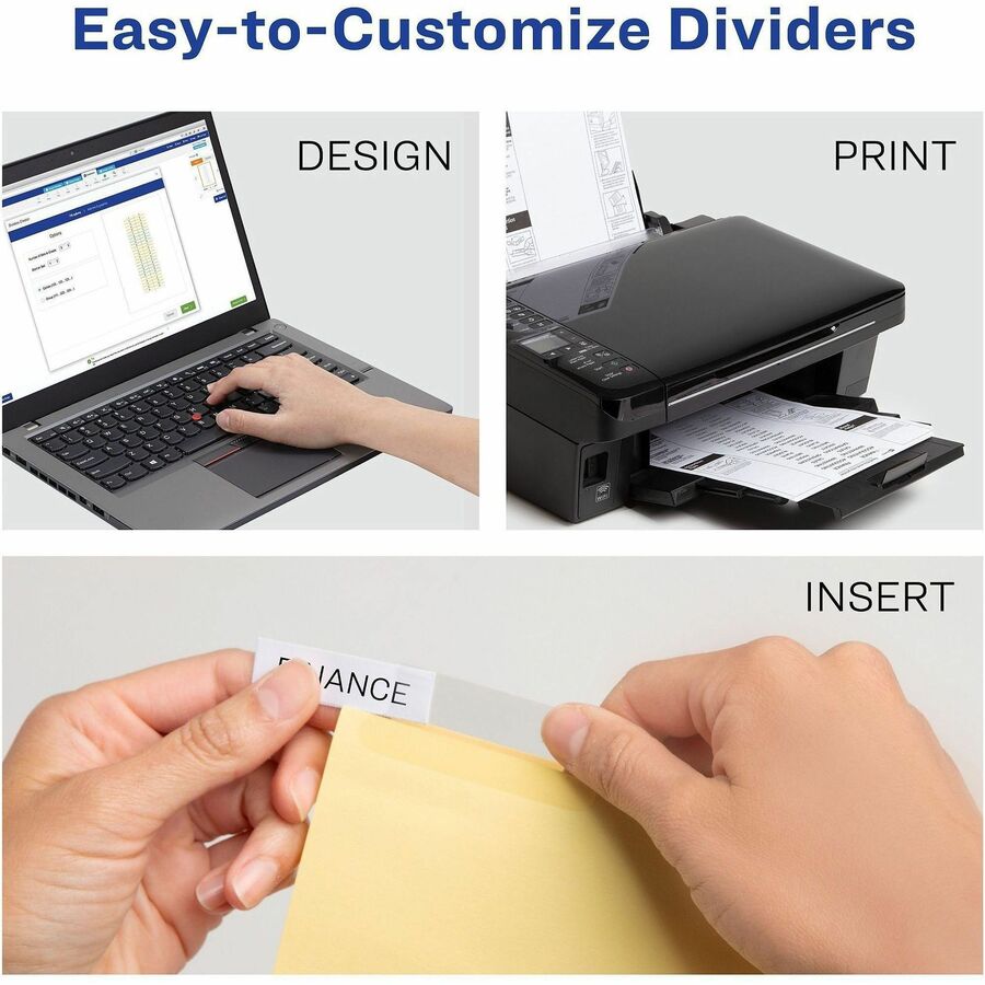 Avery&reg; Big Tab Insertable Dividers - Reinforced Gold Edge - Alternate-Image5