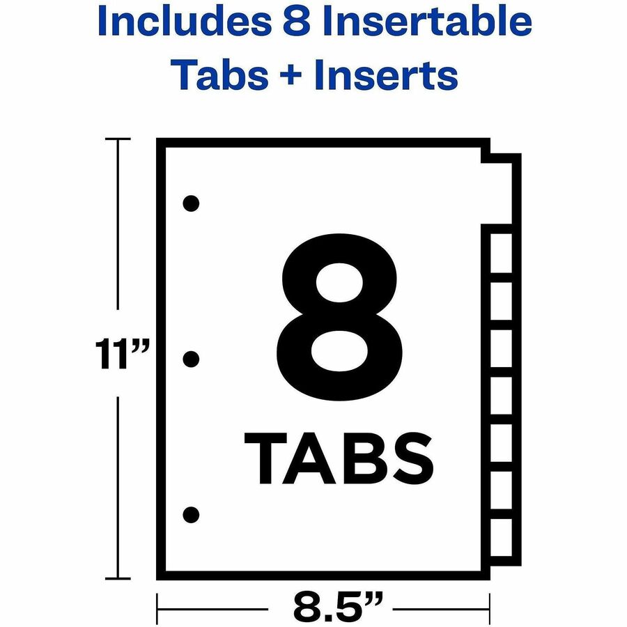 Avery&reg; Big Tab Insertable Dividers - Reinforced Gold Edge - Alternate-Image4