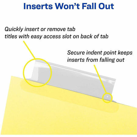 Avery&reg; Big Tab Insertable Dividers - Reinforced Gold Edge - Alternate-Image2