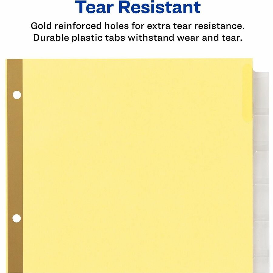 Avery&reg; Big Tab Insertable Dividers - Reinforced Gold Edge - Alternate-Image9