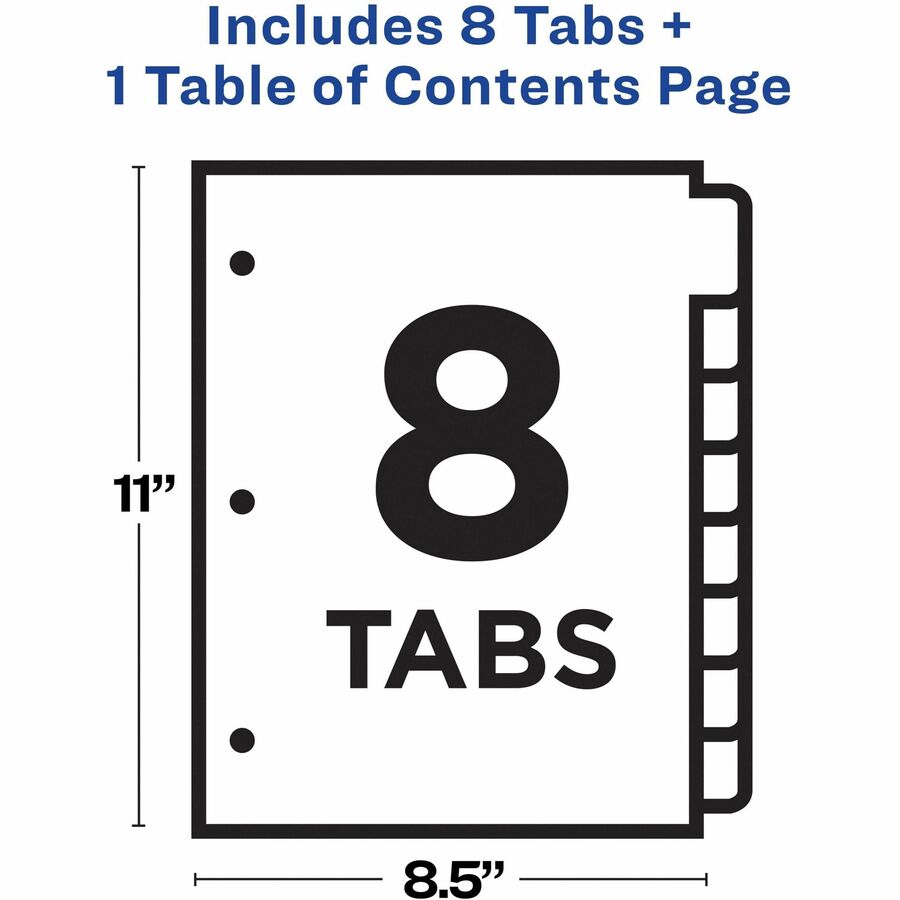 Avery&reg; Ready Index Customizable TOC Binder Dividers - Alternate-Image5