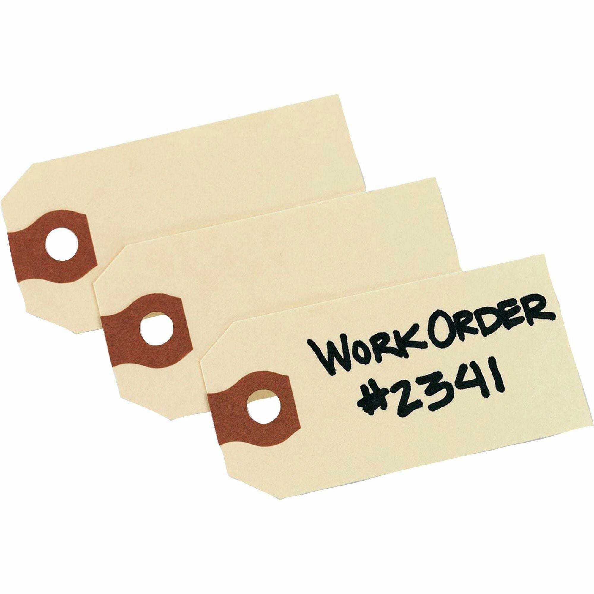 Avery® Unstrung Shipping Tags, 11.5 pt. Stock, 2-3/4" x 1-3/8" , 1,000 Manila Hang Tags - 2.75" Length x 1.37" Width - Rectangular - Card Stock - Manila - 1000 / Box
