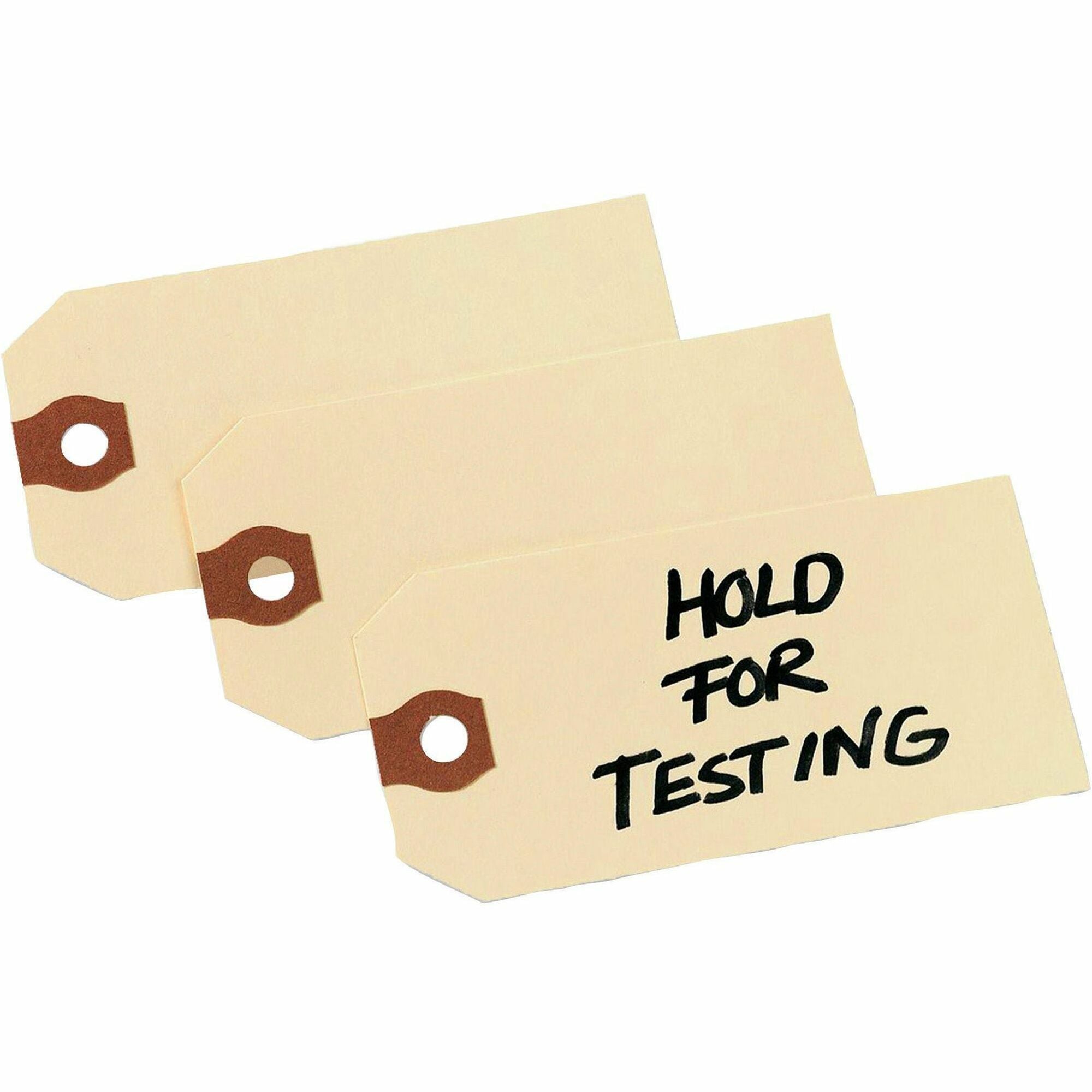 Avery® Unstrung Shipping Tags, 11.5 pt. Stock, 3-3/4"x1-7/8" , 1,000 Manila Hang Tags - 3.75" Length x 1.87" Width - Rectangular - Card Stock - Manila - 1000 / Box