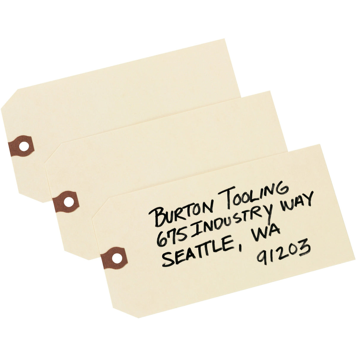 Avery® Unstrung Shipping Tags, 11.5 pt. Stock, 6-1/4" x 3-1/8" , 1,000 Manila Hang Tags - 6.20" Length x 3.13" Width - Rectangular - Card Stock - Manila - 1000 / Box